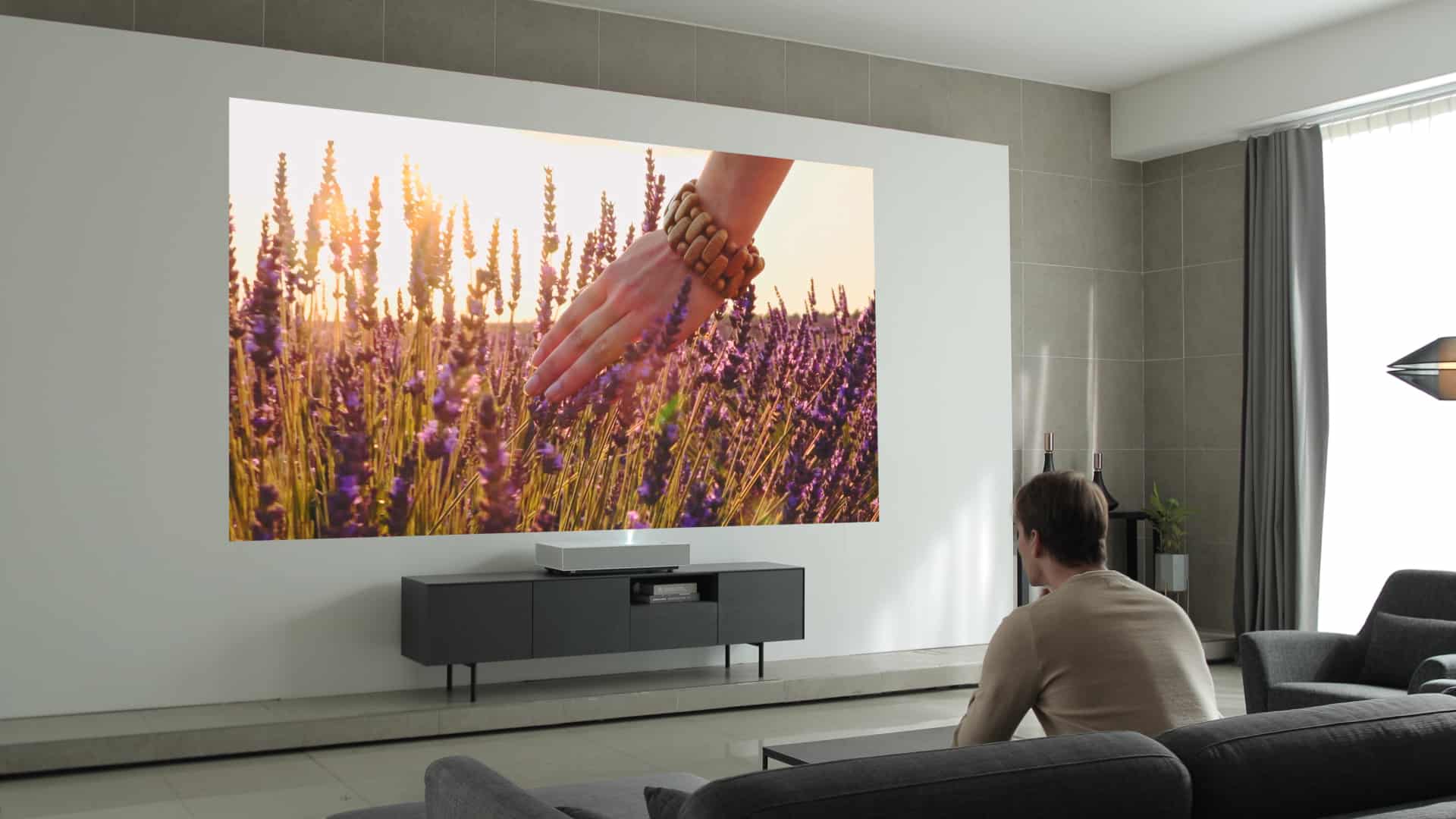 Lg Launches First Ultra Short Throw K Uhd Cinebeam Laser Projector