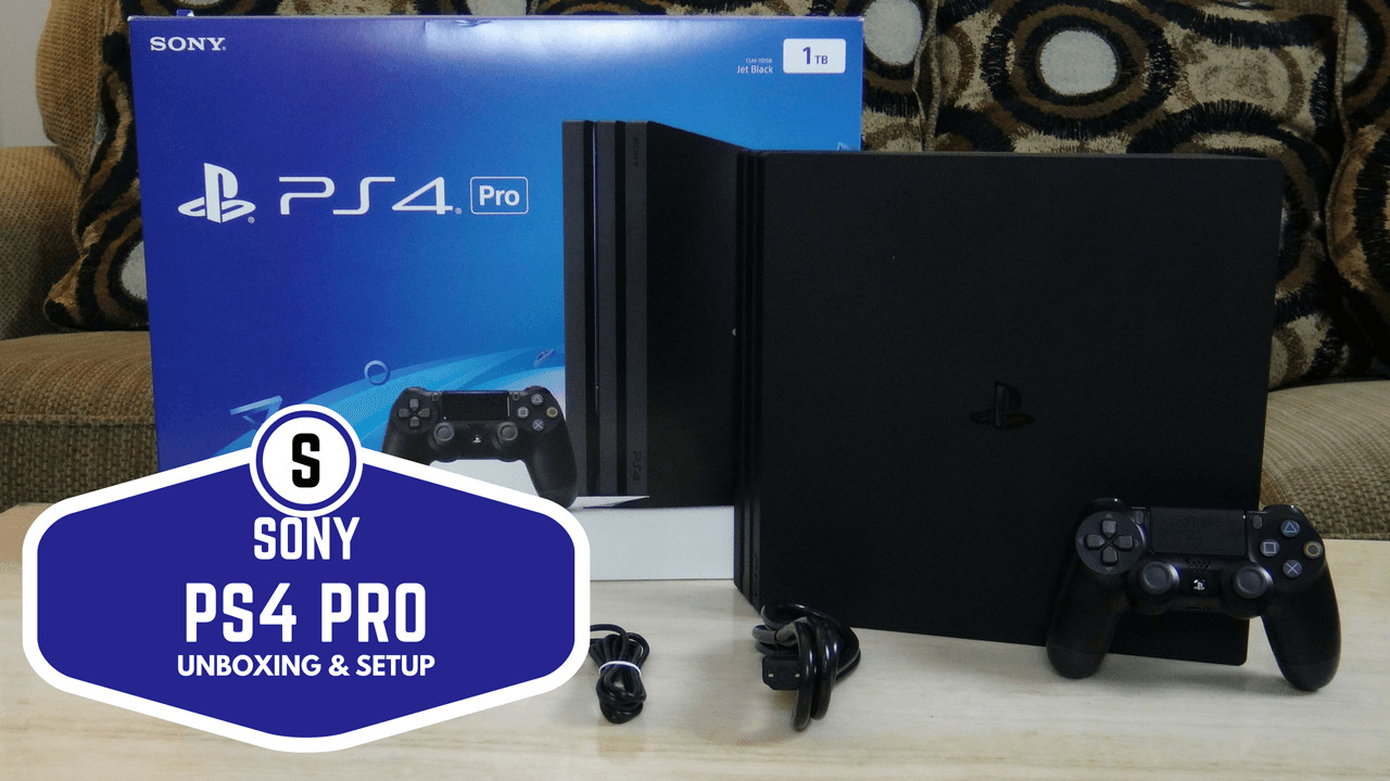 playstation 4 pro unboxing